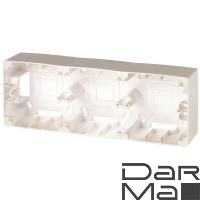 Коробка для накладного монтажа 3-постовая ЭРА 12 12-6103-04 Б0043183