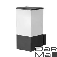 Уличный настенный светильник Arte Lamp Plate A3710AL-1BK