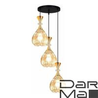 Подвесная люстра Reluce 09015-0.9-03 Amber