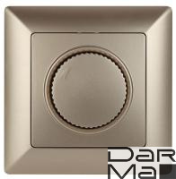 Диммер поворотный ЭРА Intro Solo 600W шампань 4-401-04 Б0043399