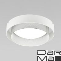 Потолочный светодиодный светильник Eurosvet Imperio 90286/1 белый/серебро Smart