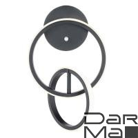 Настенный светодиодный светильник Escada Relation 10230/SG LED Black