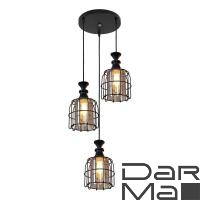 Подвесная люстра Reluce 03308-0.4-03 BK