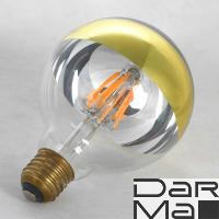 Лампа светодиодная Е27 6W 2200K золото GF-L-2107