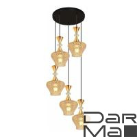 Подвесная люстра Reluce 09004-0.9-05 Amber