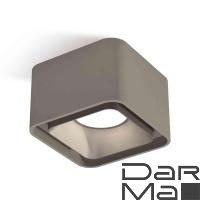 Комплект накладного светильника Ambrella light Techno Spot XS7834003 SGR/SSL серый песок/серебро песок (C7834, N7703)