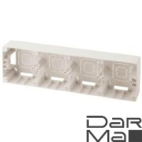 Коробка для накладного монтажа 4-постовая ЭРА 12 12-6104-02 Б0043191