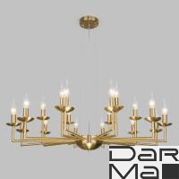 Подвесная люстра Eurosvet Cariso 60150/18 латунь