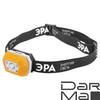 Налобный светодиодный фонарь ЭРА Практик аккумуляторный 400 лм GA-810 Б0052318