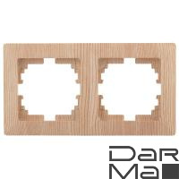 Рамка 2-постовая ЭРА Intro Solo дерево 4-502-11 Б0043416