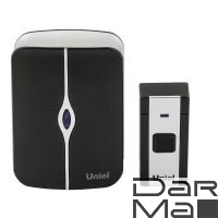 Звонок электронный Uniel UDB-093W-R1T1-36S-BL/WH UL-00006438