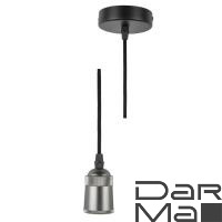 Патрон Uniel Techno DLC-T-S31/E27 TS/1M/BL Pearl Black UL-00005287