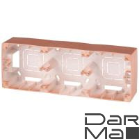 Коробка для накладного монтажа 3-постовая ЭРА 12 12-6103-14 Б0043188