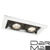 Встраиваемый светильник Arte Lamp Cardani Piccolo A5931PL-2WH
