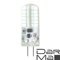 Лампа светодиодная Uniel G4 3W 3000K прозрачная LED-JC-12/3W/4000K/G4/CL SIZ05TR UL-00010367