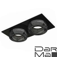 Комплект встраиваемого светильника Ambrella light Techno Spot XC7636021 SBK/BK черный песок/тонированный (C7636, N7192)