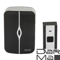 Звонок беспроводной Uniel UDB-015W-R1T1-36S-100M-WH/BL UL-00006434