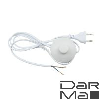 Шнур сетевой с вилкой и выключателем Uniel UCX-C20/02A-170 White UL-00004434