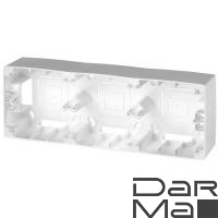 Коробка для накладного монтажа 3-постовая ЭРА 12 12-6103-03 Б0043182