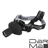 Налобный светодиодный фонарь ЭРА Трофи Моно от батареек 50 лм GB-301 Б0030187