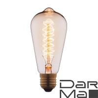 Лампа накаливания E27 60W прозрачная 6460-CT