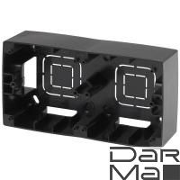 Коробка для накладного монтажа 2-постовая ЭРА 12 12-6102-06 Б0043175