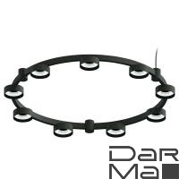 Корпус подвесной люстры Ambrella light DIY Spot Techno Ring SBK черный песок C9242