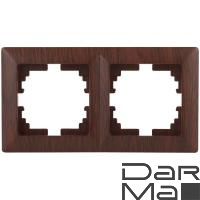 Рамка 2-постовая ЭРА Intro Solo венге 4-502-10 Б0043415