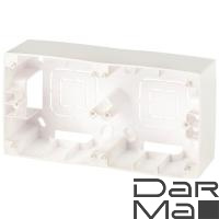 Коробка для накладного монтажа 2-постовая ЭРА 12 12-6102-15 Б0043179