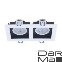 Встраиваемый светодиодный светильник Arte Lamp Grado A2910PL-2WH