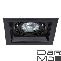 Встраиваемый светильник Arte Lamp Canis A6661PL-1BK