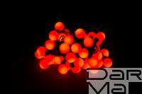 Гирлянда LED Шарики Красная 10м ф40мм Чейзинг ПВХ черный провод