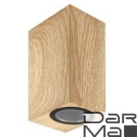 Уличный настенный светильник Uniel UUL-P42A 2х6W/GU10 IP65 PINE UL-00010558