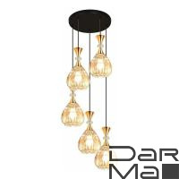 Подвесная люстра Reluce 09015-0.9-05 Amber