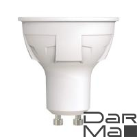 Лампа светодиодная диммируемая Uniel GU10 6W 3000K матовая LED-JCDR 6W/WW/GU10/FR/DIM PLP01WH UL-00003990