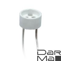 Патрон керамический GU10 Uniel ULH-GU10-Ceramic-15cm 02284