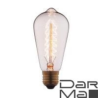 Лампа накаливания E27 60W прозрачная 6460-S