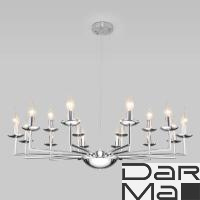 Подвесная люстра Eurosvet Cariso 60150/18 хром