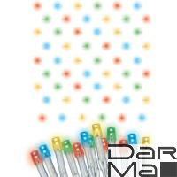 Гирлянда на солнечных батареях Uniel Занавес USL-S-132/PT1515 Multicolor Curtain UL-00006539