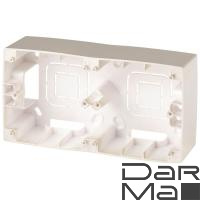 Коробка для накладного монтажа 2-постовая ЭРА 12 12-6102-04 Б0043173