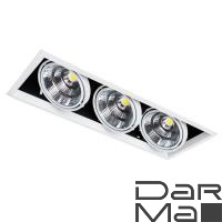 Встраиваемый светодиодный светильник Arte Lamp Merga A8450PL-3WH