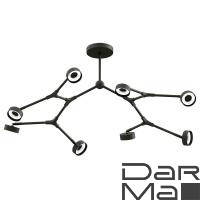 Корпус подвесной люстры Ambrella light DIY Spot SBK черный песок C9060