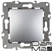 Кнопка ЭРА 12 10AX 250V алюминий 12-1111-03 Б0047832
