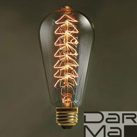 Лампа накаливания E27 60W прозрачная 6460-S