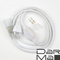 Шнур сетевой для светодиодной ленты Uniel UCX-SP4/B67-RGB White 1 Sticker 07692