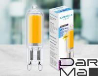 Лампа светодиодная филаментная Ambrella light G9 4W 4200K прозрачная 204532