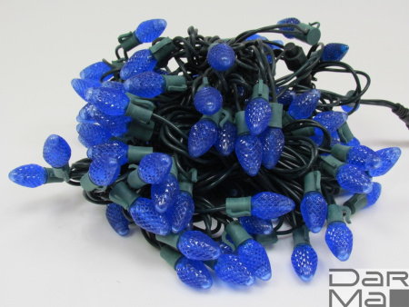 LED-PL-C7-8-G-220V-18-B, 20м, 96 LED синий