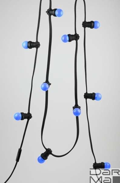 Лампа светодиодная ЭРА E27 1W 3000K синяя ERABL45-E27 Б0049573