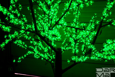 CBL-2.5-1728 LED вишня H:2,5m D2,0 м., зеленое