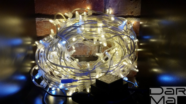 NEW LED-LP-15-100M-12V-WW-F(W), Светодиод. клип-лайт тёпл. бел..6-Flash c насадкой-колпачок